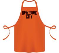 New York City Come Worn By John Lennon Cotone Grembiule 100% Biologico