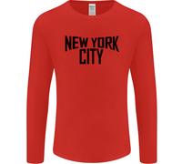 New York City Come Worn By John Lennon Uomo Maniche