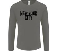 New York City Come Worn By John Lennon Uomo Maniche