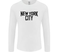 New York City Come Worn By John Lennon Uomo Maniche