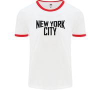 New York City Come Worn By John Lennon Uomo Ringer