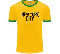 New York City Come Worn By John Lennon Uomo Ringer
