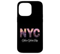 New York City Donne Ragazze Rosa Night Lights of Manhattan Custodia per iPhone 14 Pro Max