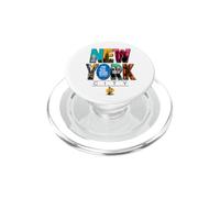 New York City Graphic NYC La città che non dorme mai PopSockets PopGrip per MagSafe