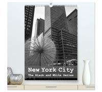 New York City (High Quality Premium Wall Calendar 2026 DIN A2 portrait),CALVENDO 12 Month Wall Calendar: The Black and White Series