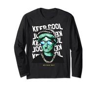 New York City Keep Cool - Novelty T-Shirts & Cool Designs Maglia a Manica
