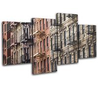 New York City Manhattan Buildings Urban MULTI TELA parete arte foto stampa