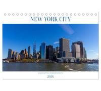 New York City Manhattan Perspektiven (Tischkalender 2026 DIN A5 quer), CALVENDO Monatskalender: Atemberaubende Panoramen von Manhattan aus verschiedensten Perspektiven