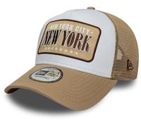New York City New Era Location Patch Cappello Trucker Camel