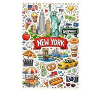 New York City : Notebook: City Dreams Journal - 180 Pages to Capture Your Thoughts