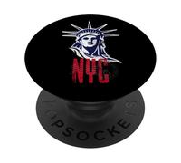 New York City Shirt, New York City Statue of Liberty Graphic PopSockets PopGrip Adesivo