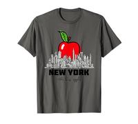 New York City Sketch Drawing Skyline Illustration Graphic Maglietta