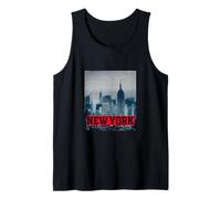New York City Skyline T-Shirt, New York Illustration Graphic Canotta