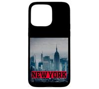 New York City Skyline T-shirt, New York Illustration Graphic Custodia per iPhone 15 Pro Max