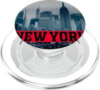 New York City Skyline T-shirt, New York Illustration Graphic PopSockets PopGrip per MagSafe