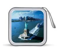 New York City State CD Case Holder Portable 40 Capacità DVD Wallet Storage Organizer per Auto Viaggi