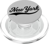 NEW YORK CITY STATE SPORTS SCRIPT TESTO CORSIVO VINTAGE PopSockets PopGrip per MagSafe