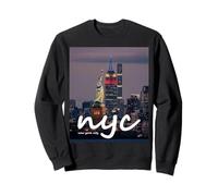 New York City Statue of Liberty Graphic Shirt, New York City Felpa
