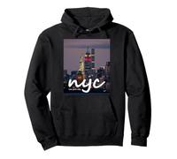 New York City Statue of Liberty Graphic Shirt, New York City Felpa con Cappuccio