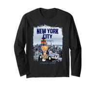 New York City Teddy Bear Stories Illustration Graphic Design Maglia a Manica