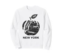 New York City The Big Apple Graphic T-Shirt, New York City Felpa
