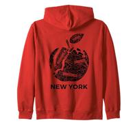 New York City The Big Apple Graphic T-Shirt, New York City Felpa con Cappuccio