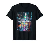 New York City Times Square Skyline Tee Shirts, New York City Maglietta