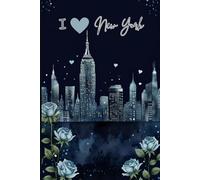 New York City Travel Notebook - Navy Blue Edition | A Journal for NYC Lovers to Capture Memories & Adventures | 120 Wide-Ruled Pages