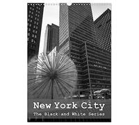 New York City (Wall Calendar 2026 DIN A3 portrait), CALVENDO 12 Month Wall Calendar: The Black and White Series