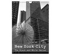 New York City (Wall Calendar 2026 DIN A4 portrait), CALVENDO 12 Month Wall Calendar: The Black and White Series