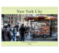 New York City - Zwischen Hudson und East River (Tischkalender 2026 DIN A5 quer), CALVENDO Monatskalender: Stadtansichten von New York.