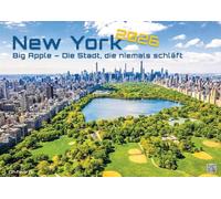 New York - die Stadt, die niemals schläft - 2026 - Kalender DIN A2: Der Wandkalender mit den schönsten Motiven New Yorks für das Jahr 2026 im extragroßen Format DIN A2 (ca. 60 x 42 cm)!