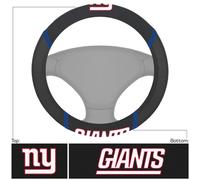 New York Giants Steering Wheel Cover Mesh/Stitched