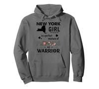 New York Girl è Una Miscela Perfetta di Princess e Warrior Felpa con Cappuccio