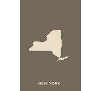 NEW YORK ITHACA GORGE - Premium Lined Journal | 6" x 9" | Soft Cover | 120+ Pages - Bold State-Inspired Design: A High-Quality State Notebook - Ideal for School, Work, or Everyday Notes