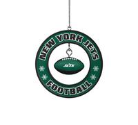 New York Jets Ny Albero di Natale Vacanza Ornamento - Galleggiante Logo Calcio