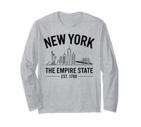New York L'Empire State Est 1788 NYC New York Pride Home Maglia a Manica