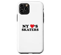 New York Loves Skaters Skateboard Design Custodia per iPhone 11 Pro