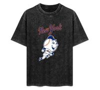 New York Mascot Unisex T-Shirt Black Mens Top Tee XL