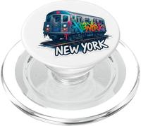 New York Metro Treno Graffiti Arte Street Retrò PopSockets PopGrip per MagSafe
