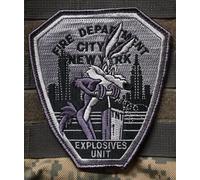 NEW YORK NEW JERSEY PORT AUTHORITY 1st RESPONDER VÊLKRÖ D-PATCH: UNITÀ ESPLOSIVI