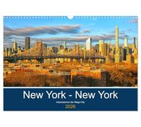 New York - New York. Impressionen der Mega-City (Wandkalender 2026 DIN A3 quer), CALVENDO Monatskalender: Eindrucksvolle Bilder der Mega-City New York