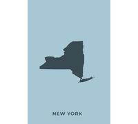 NEW YORK NIAGARA MIST - Premium Lined Journal | 6" x 9" | Soft Cover | 120+ Pages - Bold State-Inspired Design: A High-Quality State Notebook - Ideal for School, Work, or Everyday Notes