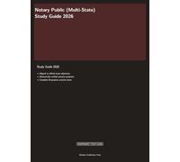 New York Notary Public Exam Prep 2026: Complete Study Guide with Practice Questions and New York Law Review
