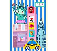 New York Notebook Blue: Libreta Nueva York azul