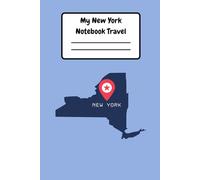 New York Notebook for Travelers and Students | 6x9 Inches | 120 Pages: Simple Notebook for Students and Travelers | Clean Interior Design