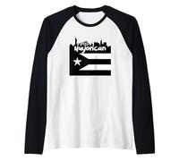 New York Nuyorican Maglia con Maniche Raglan