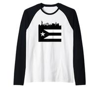 New York Nuyorican Maglia con Maniche Raglan