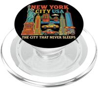 New York NYC USA Viaggio Souvenir City Landmark Tourist Gift PopSockets PopGrip per MagSafe