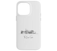 New York, orizzonte, nero, casa, -, disegnato, viaggio, arte, souvenir Custodia per iPhone 14 Pro Max